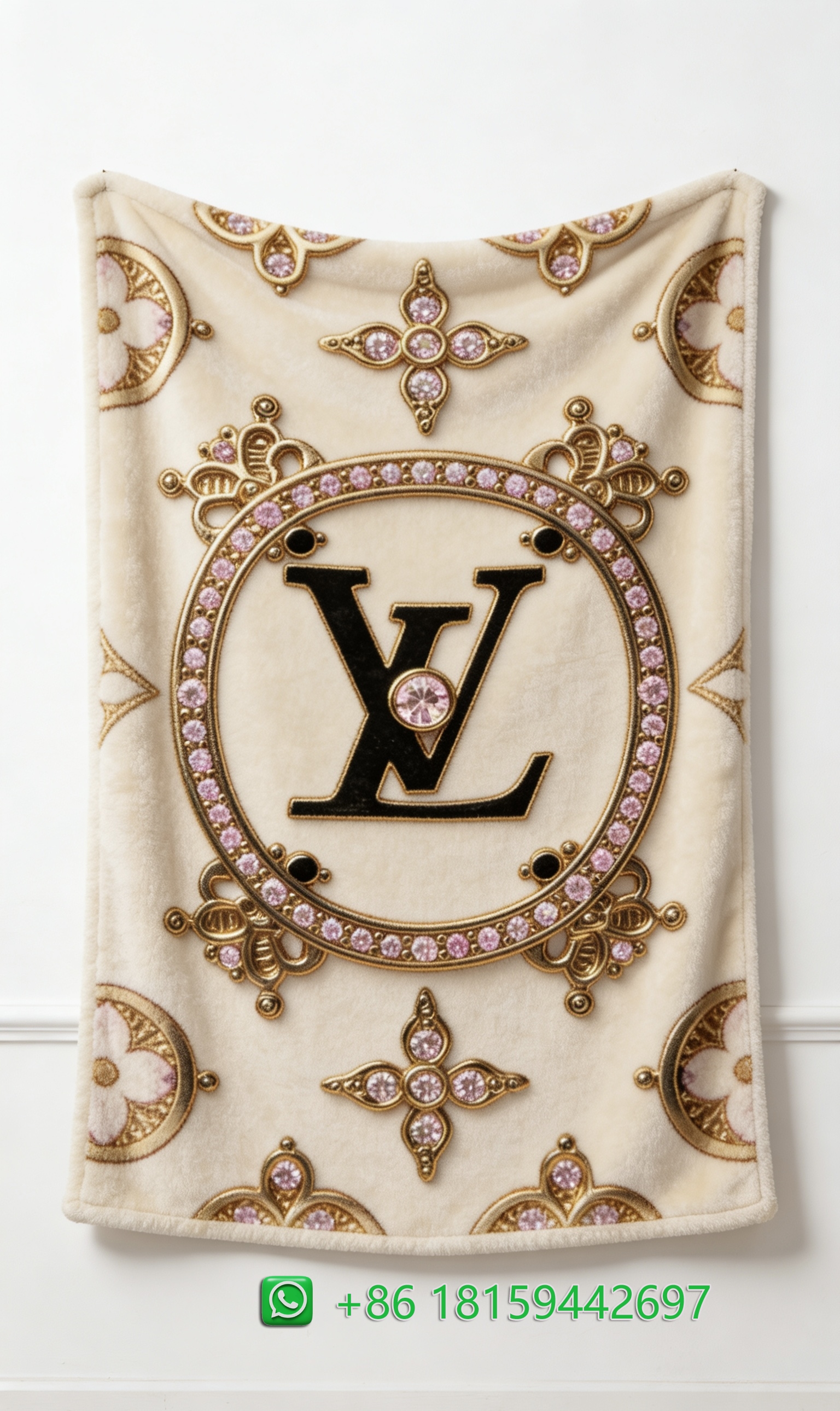 Louis Vuitton Throw Blankets